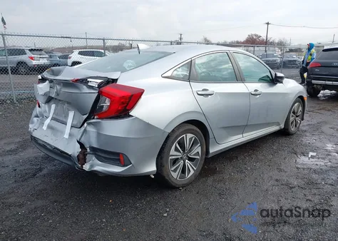 2017 Honda Civic Ex-L from USA, damaged, VIN 19XFC1F71HE209536